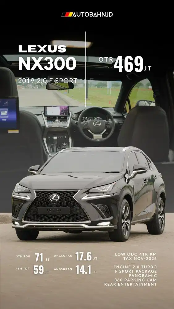 Lexus NX300t F-Sport 2.0 2019
