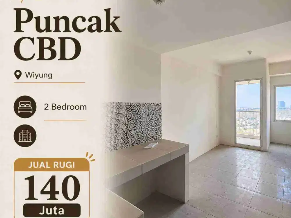 Baru Gress‼️Apartemen Puncak CBD Jual Rugi