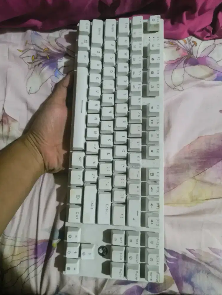 Keyboard mechanical gaming fantech maxfit 87