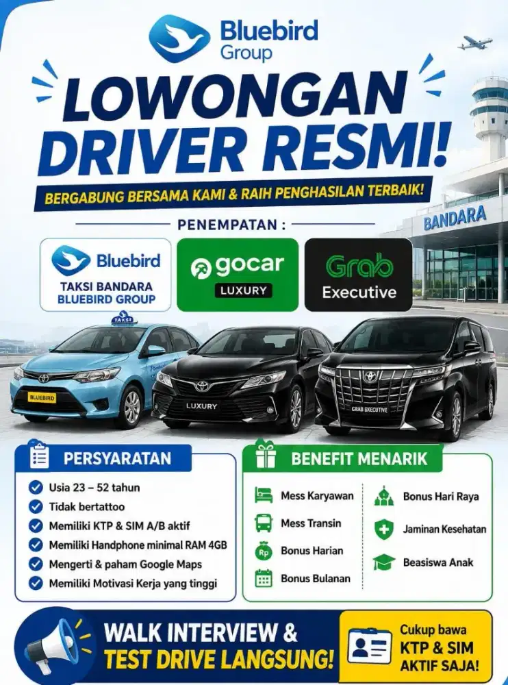 Lowongan Driver Online Jabodetabek