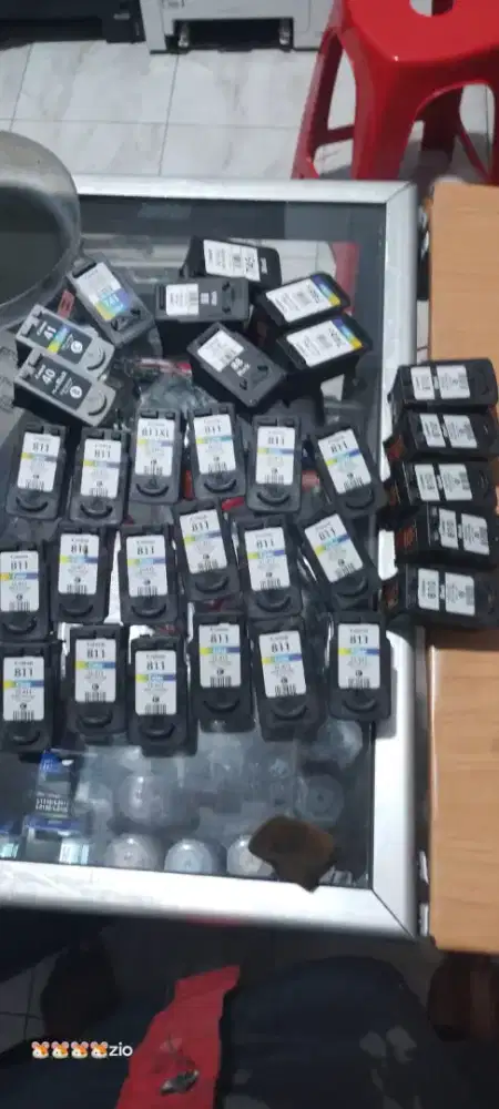 Tinta printer baru dan bekas