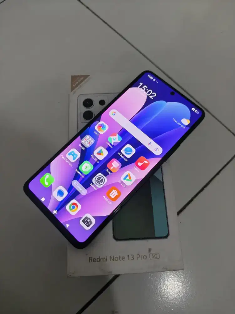 Redmi Note 13 Pro 5g 12/512GB Fullset Mulus luss Nomines bonus casing