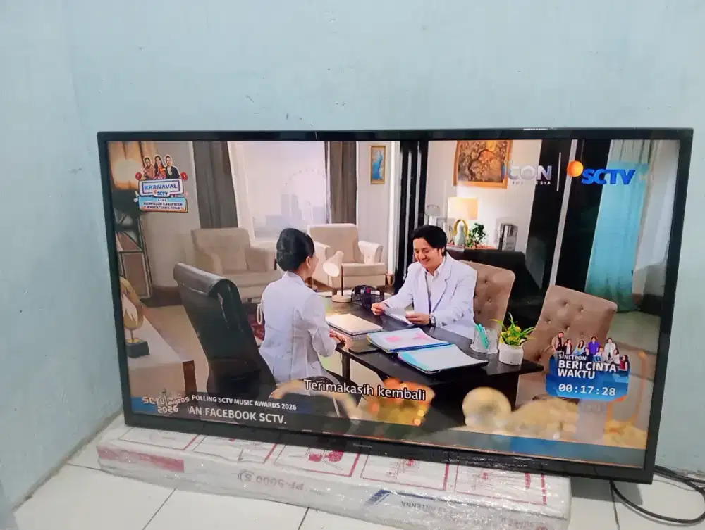 Tv LED panasonic 50 inch analong blm digital blm smrat no minus