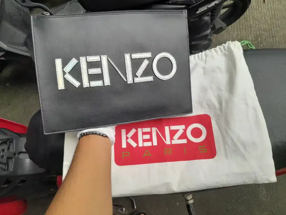 Clutch Bag Kenzo Leather Original