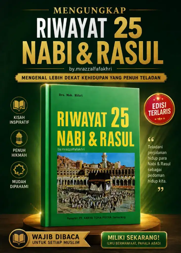 Terlaris! Buku Riwayat 25 Nabi dan Rasul