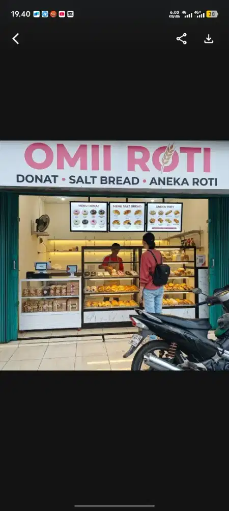 Dicari karyawan penjaga toko toko roti & assisten baker