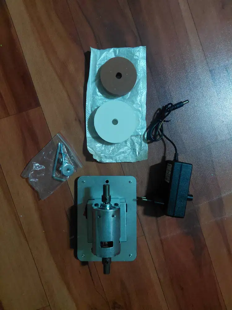Mesin penggiling pisau mini 100W fullset