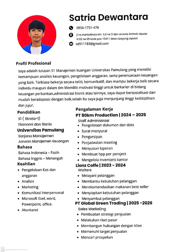 Mencari pekerjaan