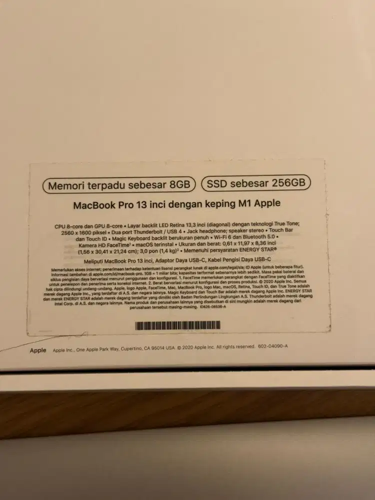 Jual Cepat Macbook Pro M1 Touchbar Ibox Nego