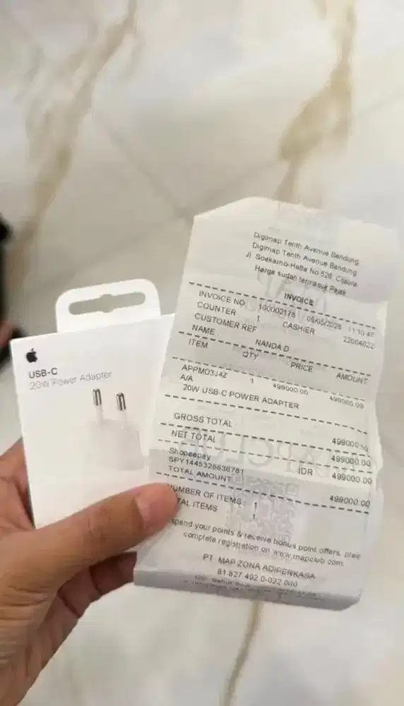 Kepala charger iphone