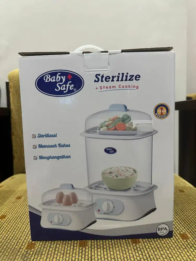 Baby Safe Sterilize and Steam Cooking