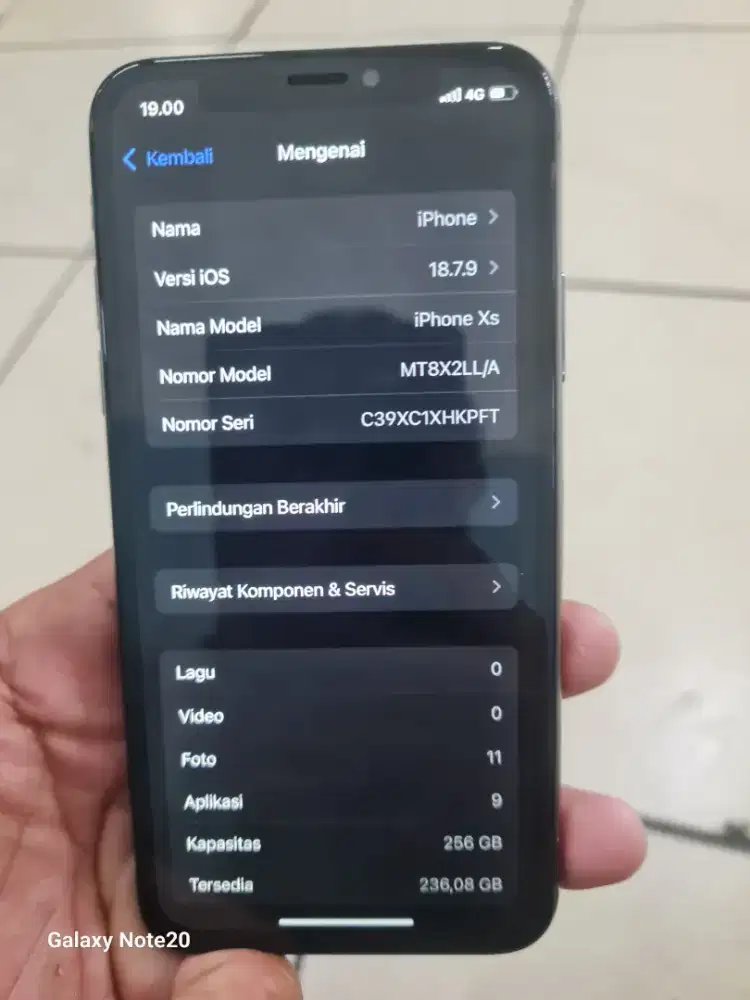iPhone Xs 256 iOs 18.7.9