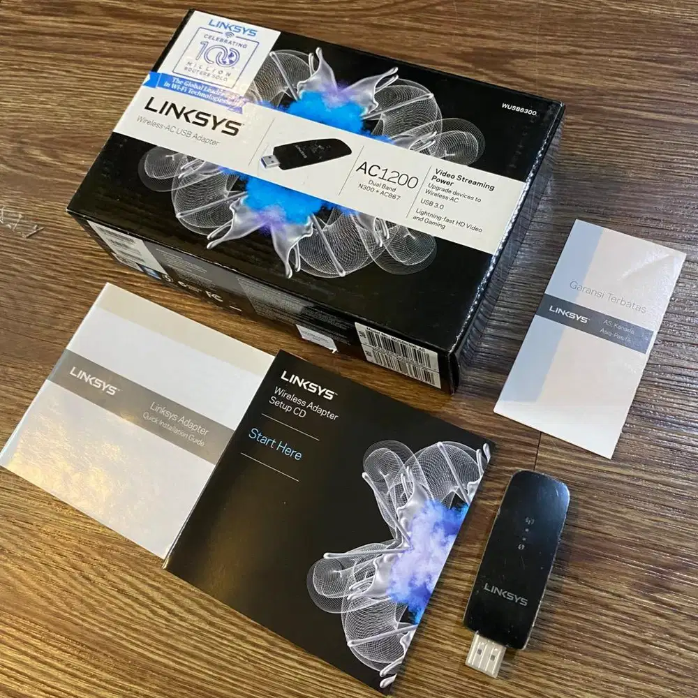 usb wifi receiver adapter linksys wusb6300 ac1200 original