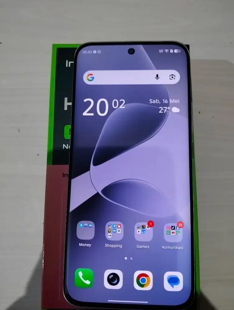 Infinix Hot 60 Pro + 8/256 Mulus Fullset