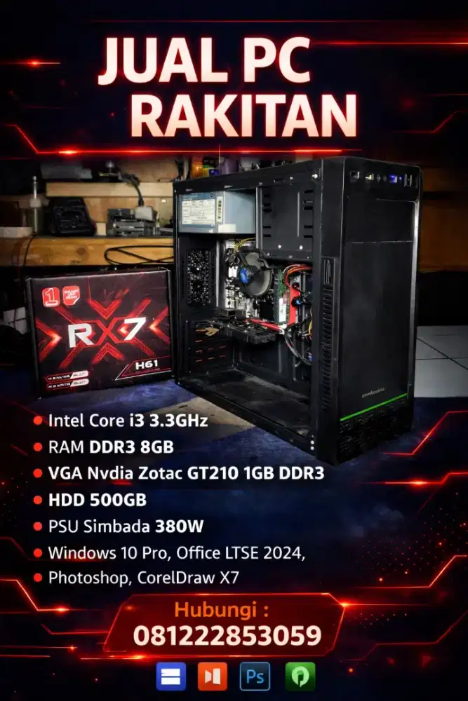 Pc rakitan siap pakai
