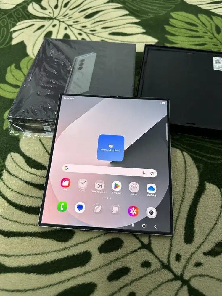 Samsung Galaxy Z Fold 6 12/256gb Silver Sein Mulus Fullset Ori