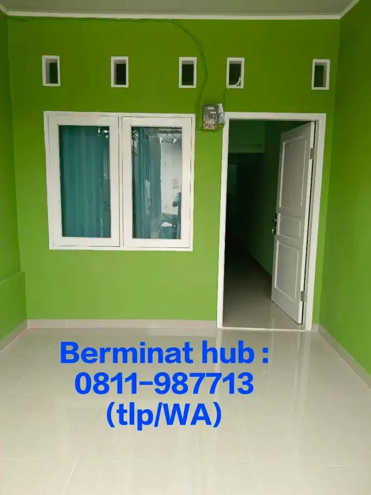 Dikontrakkan rumah di Cikunir, Kota Bekasi, murah, bersih, nyaman