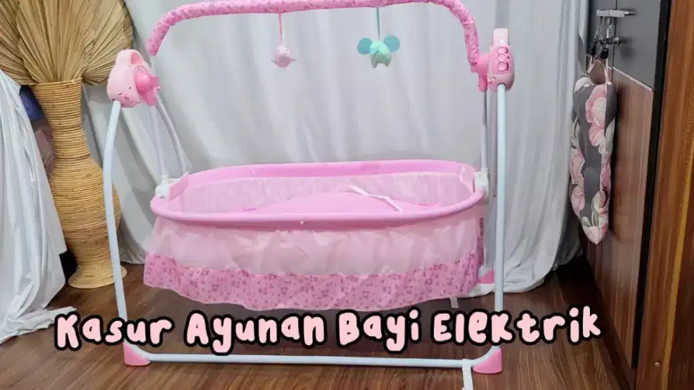 Tempat tidur bayi ayunan