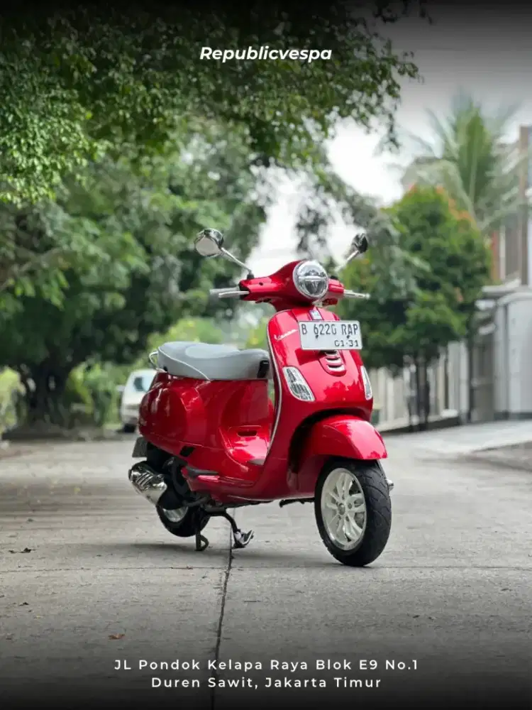 DIJUAL CEPAT VESPA LX NEW 150 IGET FACELIFT TAHUN 2025 LIKE NEW