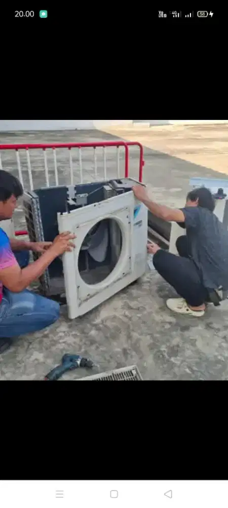 Jasa servis AC kulkas mesin cuci kompa air dll bergaransi