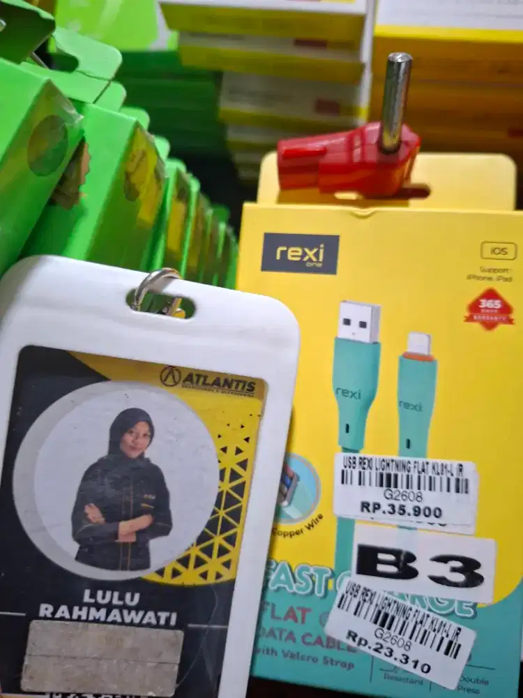 USB REXI LIGHTNING FLAT KL01-L