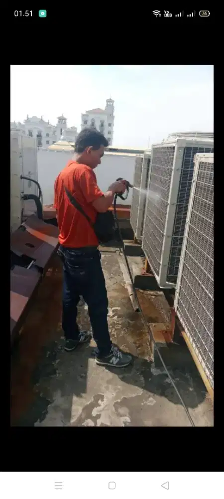 Jasa servis AC kulkas mesin cuci kompa air dll