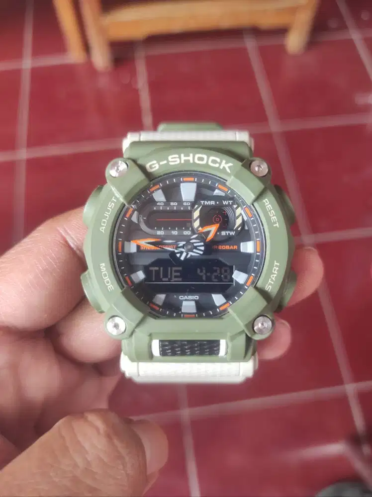 Casio G-Shock GA-900HC-3ADR Hidden Coast Men Digital Analog Dial White