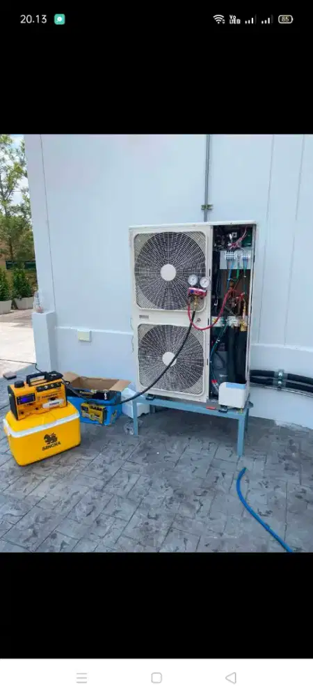 Jasa servis AC kulkas mesin cuci kompa air dll bergaransi