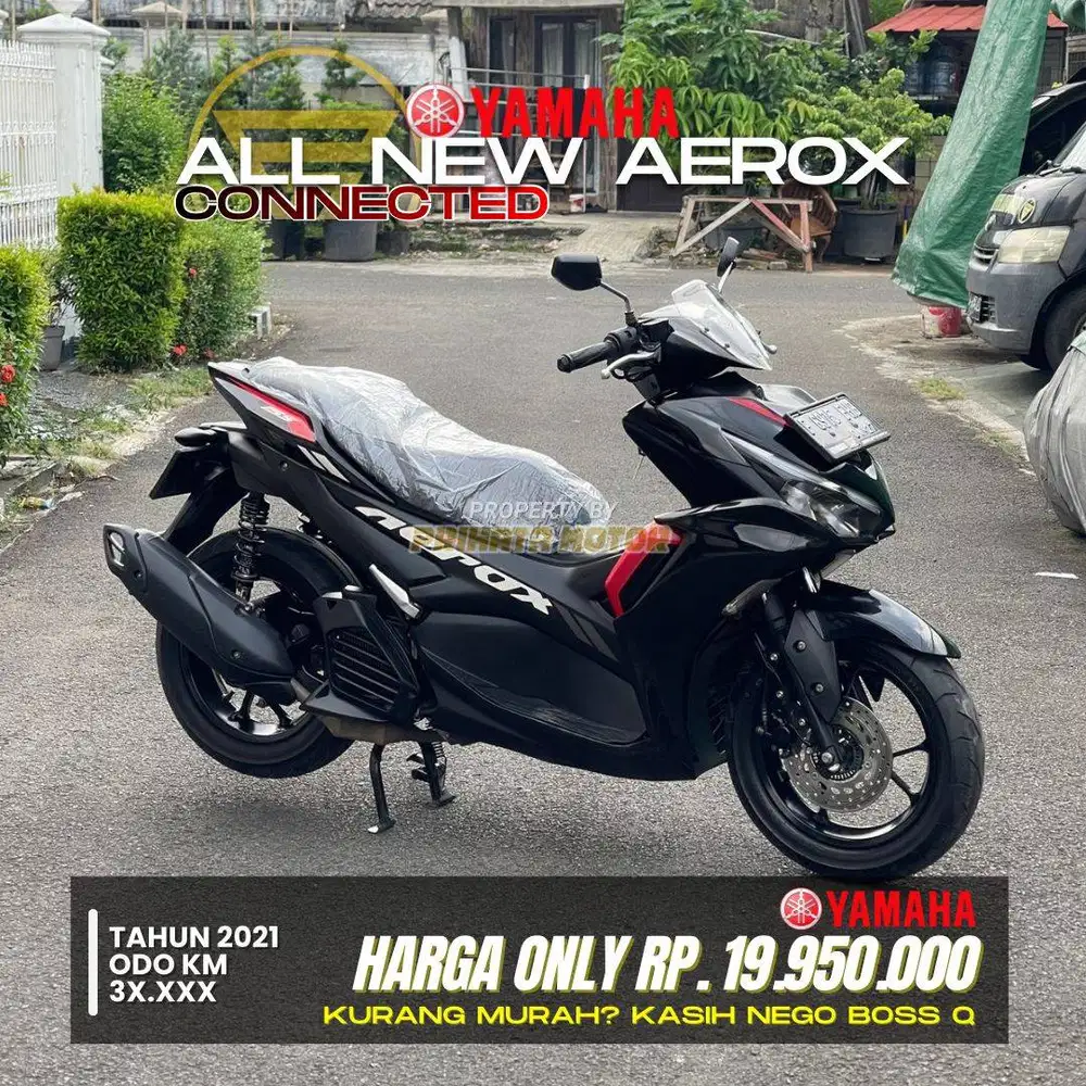 CREDIT DP MULAI 300 RIBU!! YAMAHA ALL NEW AEROX 155 CONNECTED 2021