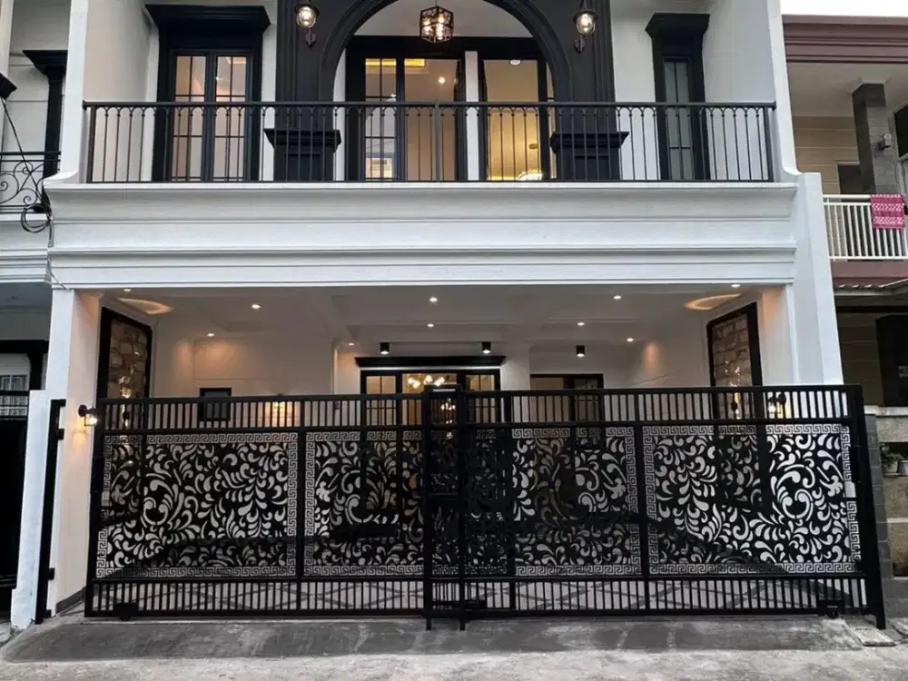 UNIT TERAKHIR! RUMAH KLASIK MODERN 3 LANTAI DI TANAH BARU, BEJI - SIAP HUNI!