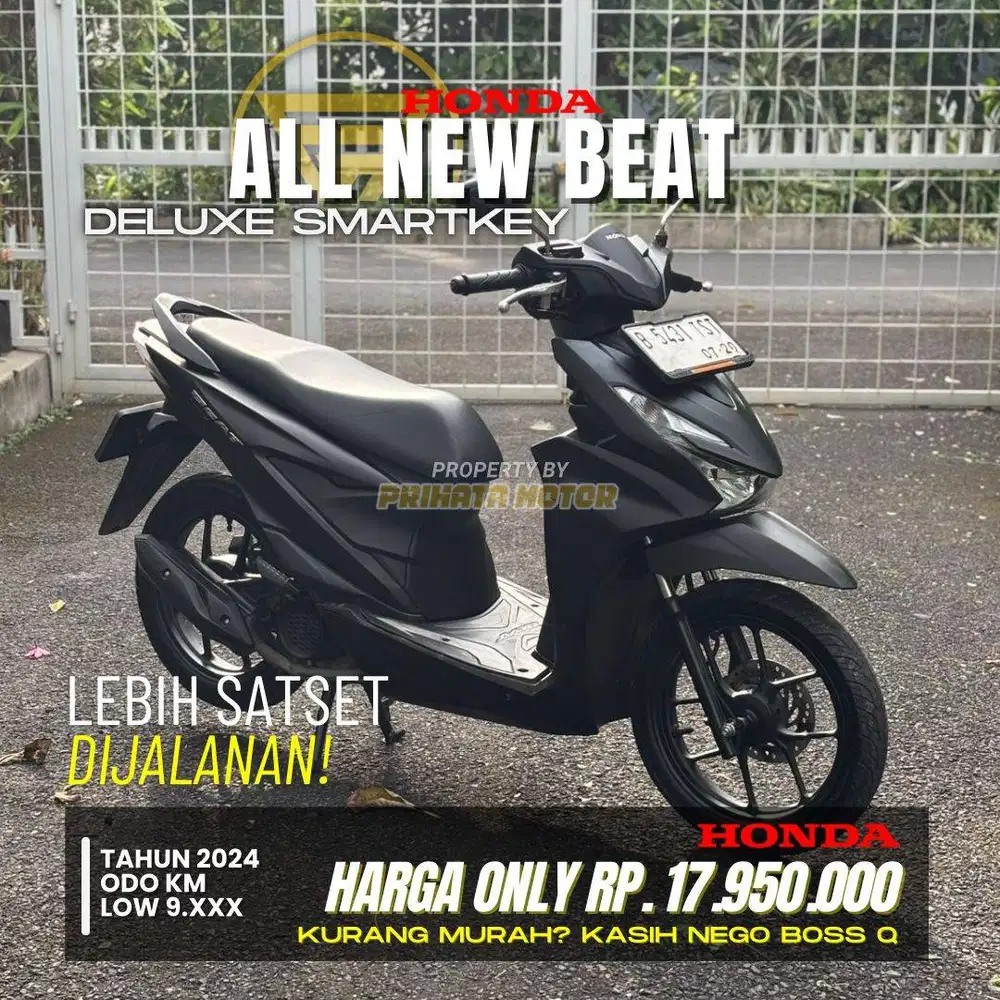 HONDA ALL NEW BEAT DELUXE SMART KEY 2024
