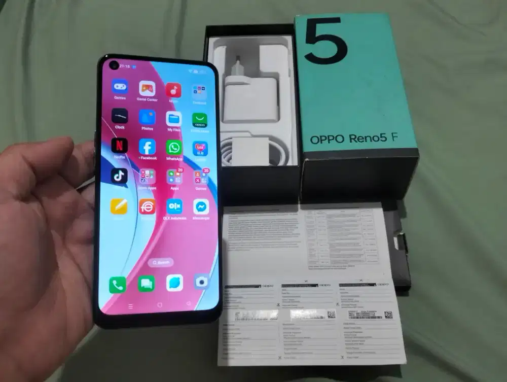 BUTUH UANG OPPO RENO 5F RAM 8GB +4GB / 128GB 4G 6.43in 48MP Helio P95