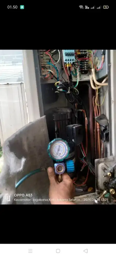 Jasa servis AC kulkas mesin cuci kompa air dll bergaransi