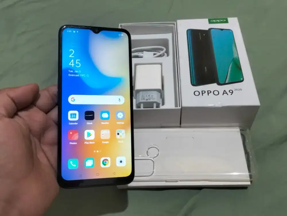 BUTUH UANG OPPO A9 RAM 8GB / 256GB 6.5in 48MP Finger 5000Mah Fullset