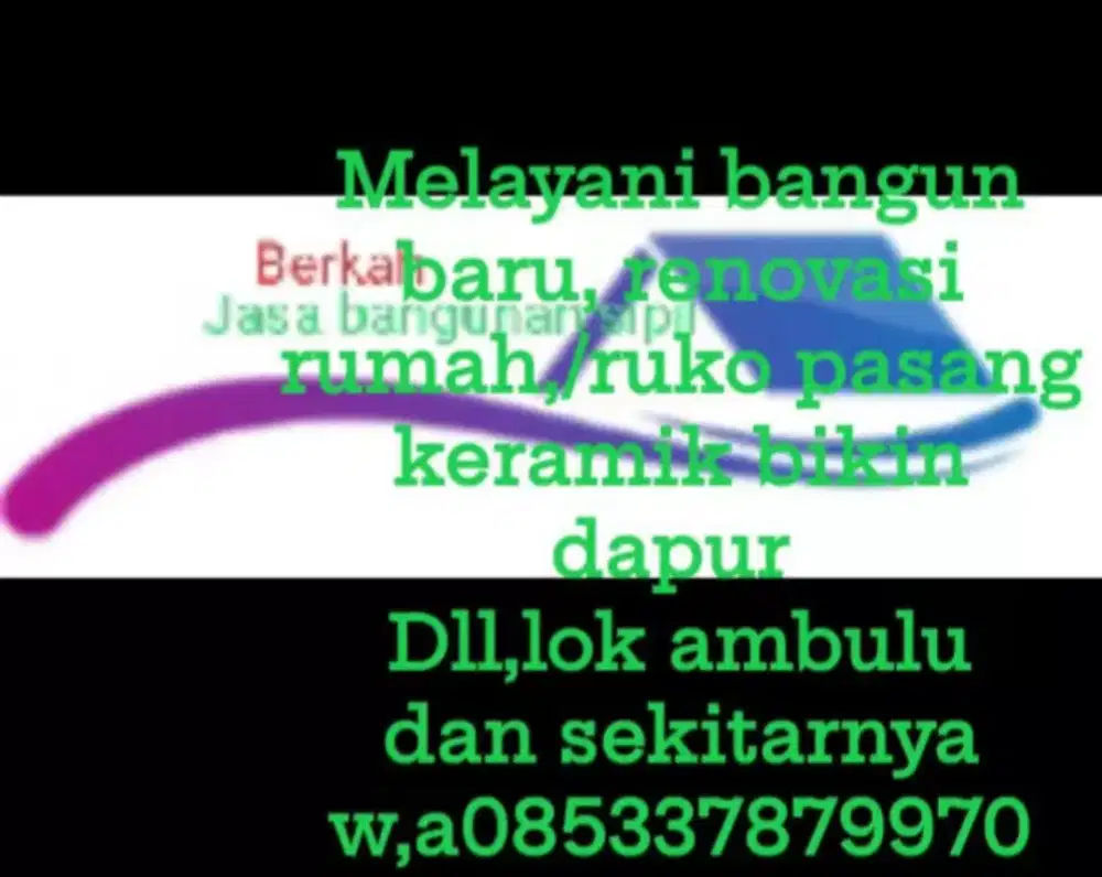 Jasa tukang bangunan