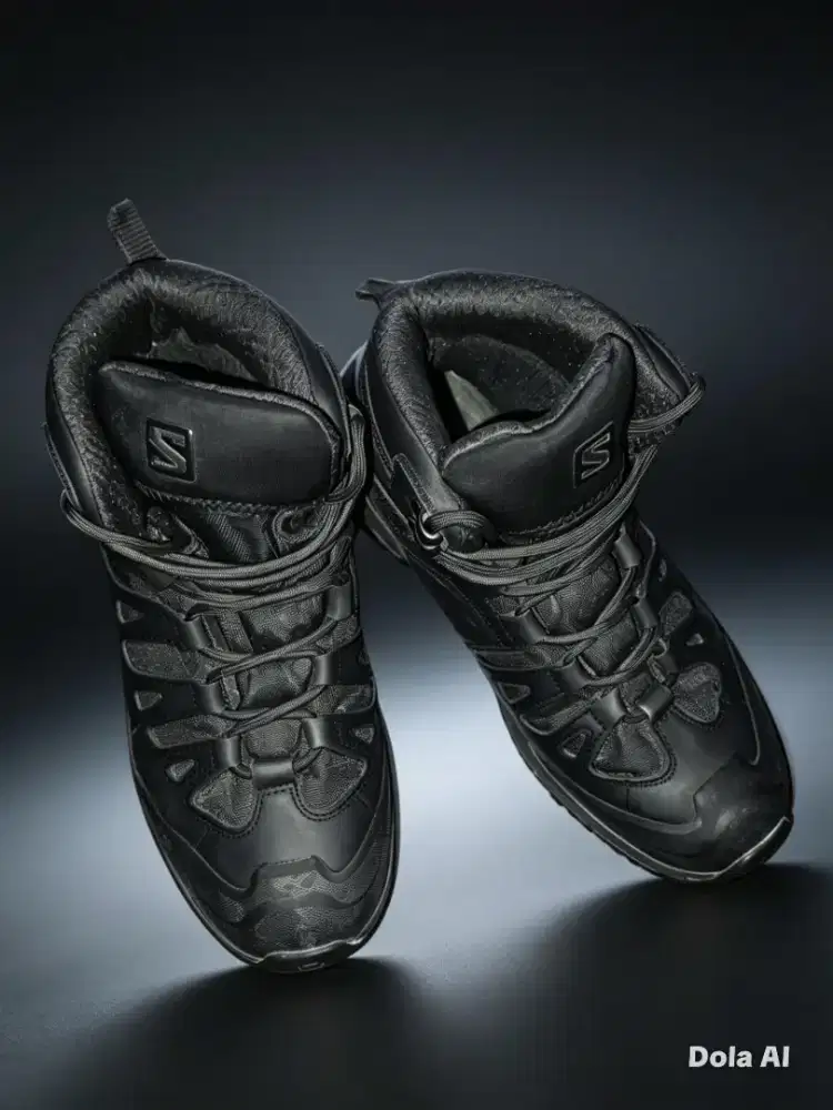 sepatu gunung hitam ukuran 42