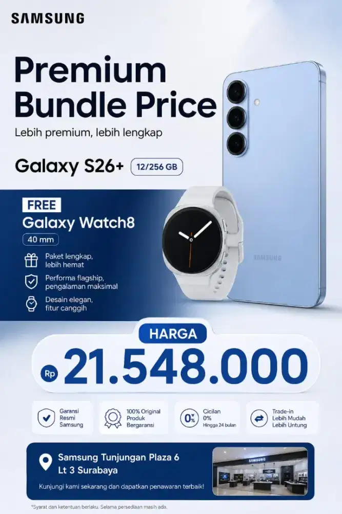Samsung s26+  dan watch 8
