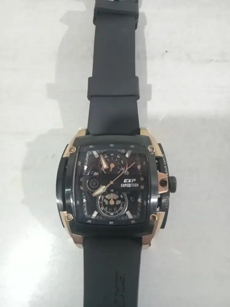 Jual aja jam tangan expedition original batangan nominus mulus