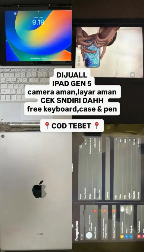 Dijual Ipad Gen 5