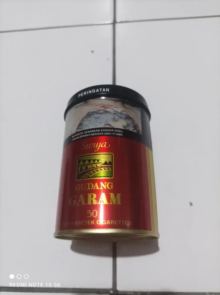 Jual kaleng bekas rokok