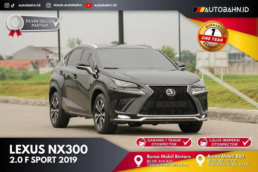 Lexus NX300 F-Sport 2.0 2019 Black Warranty! Nx300t rx300 x1 x3
