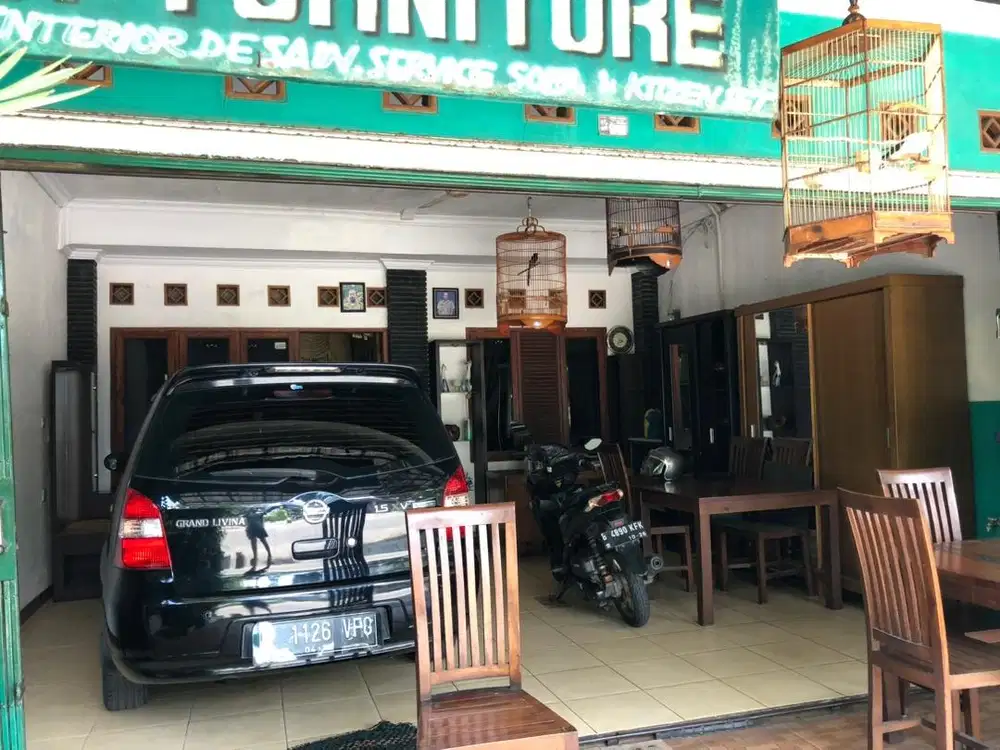 Dijual rumah siap untuk tempat tinggal dan usaha di taman harapan baru