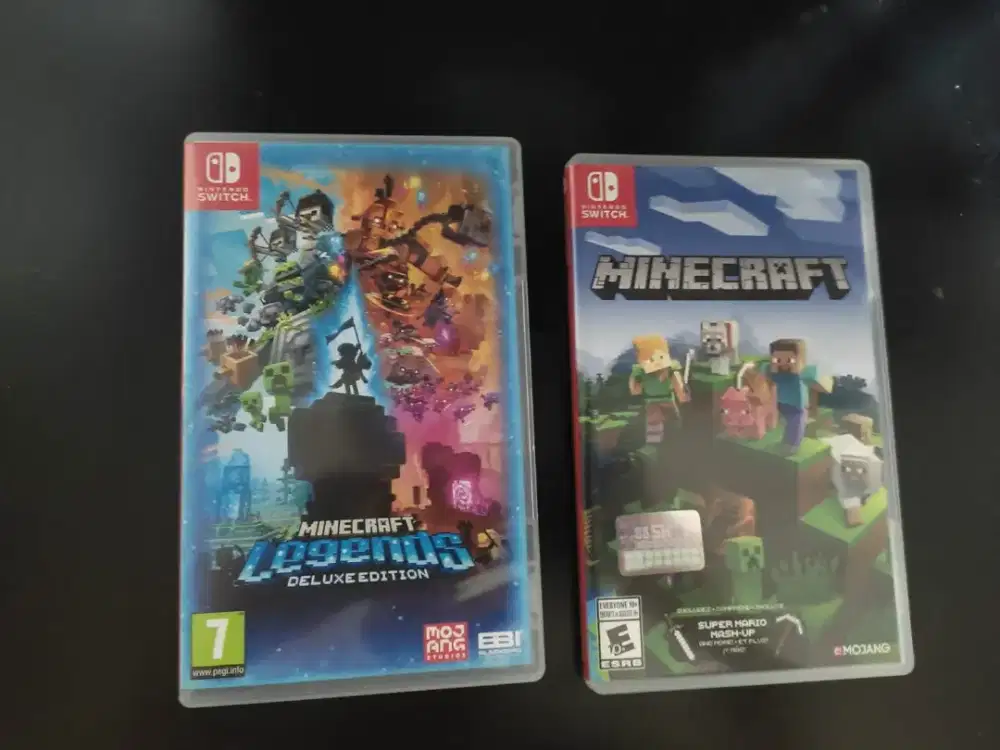 Minecraft & Minecraft legends deluxe edition untuk nintendo switch