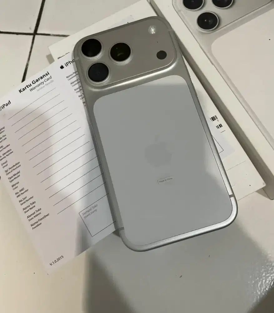Iphone 17 pro 256gb silver ibox