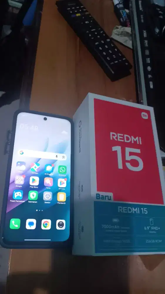 Jual hp redmi 15 baru 3 bulan