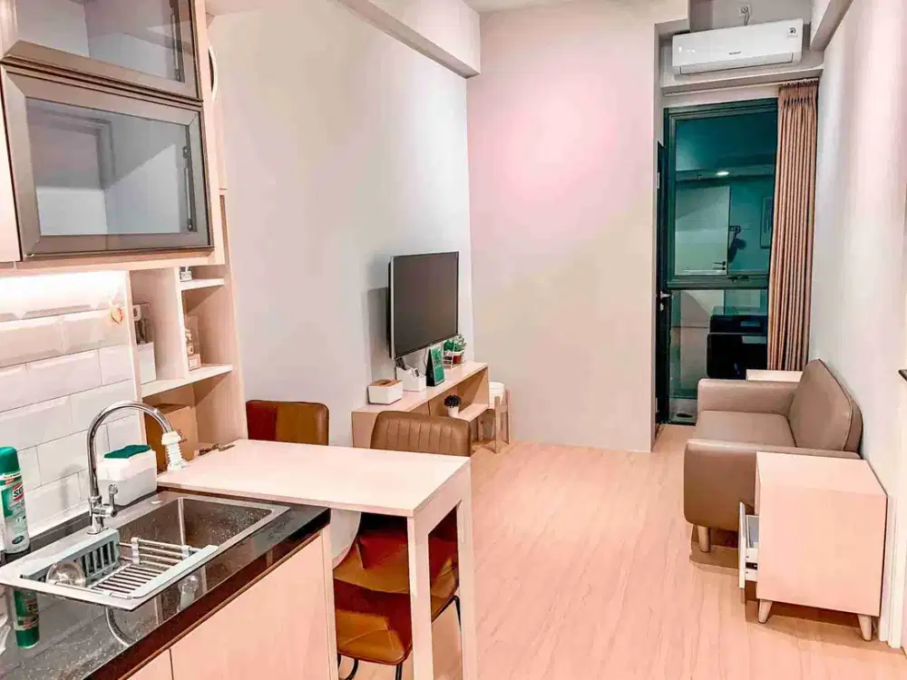 Disewakan Apartemen Denver 1BR interior bagus