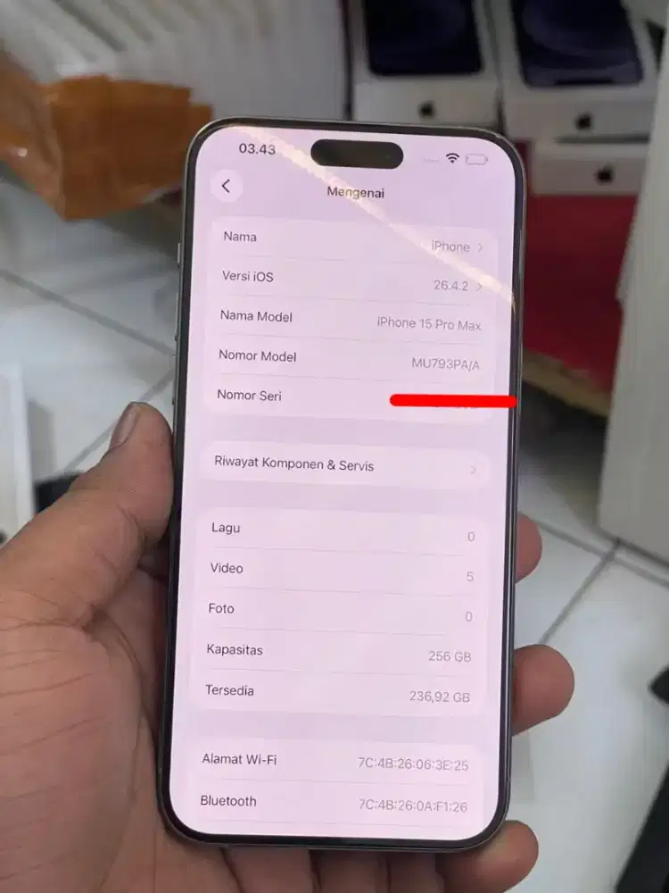 iPhone 15 pro max 256 ibox