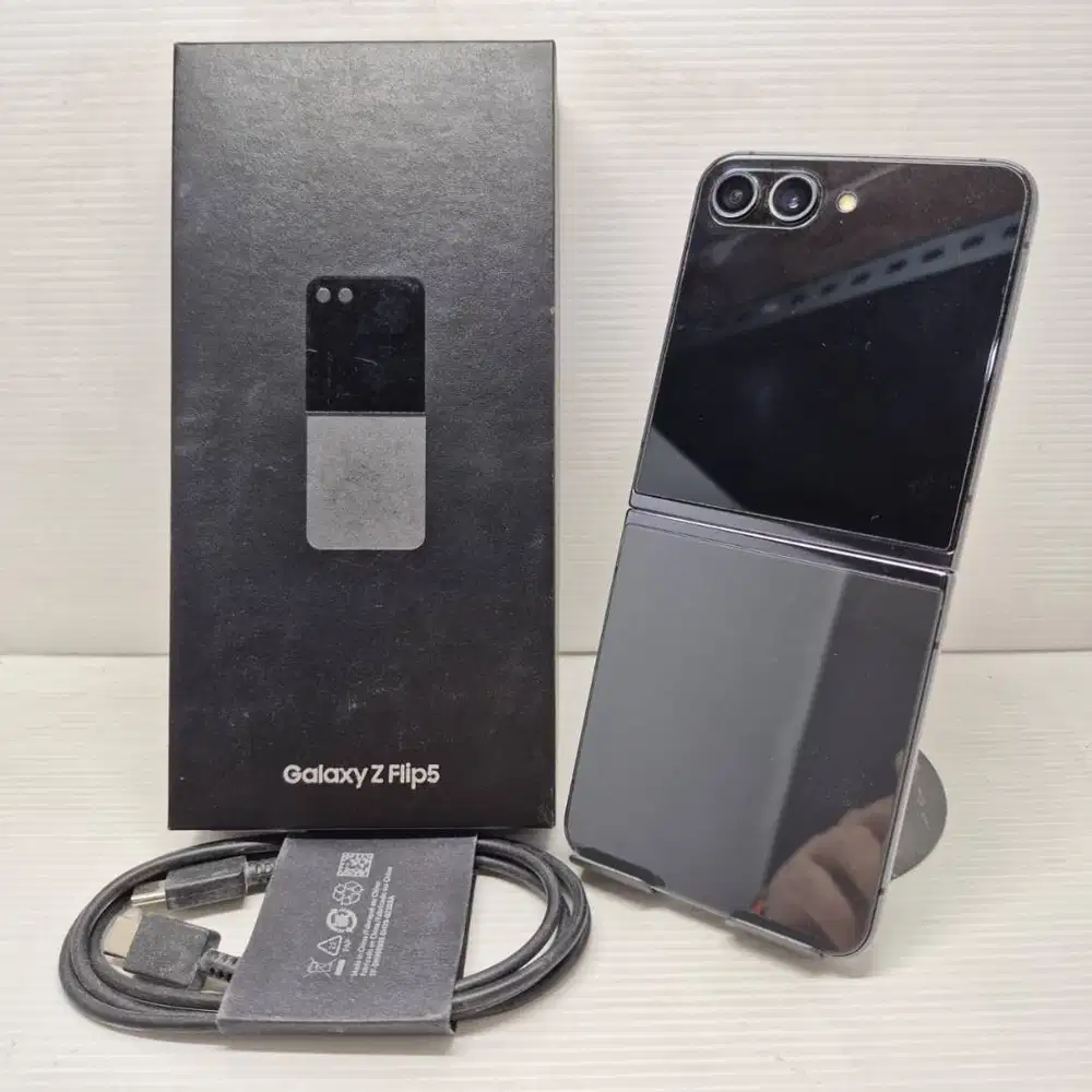 MULUS NO MINUS SAMSUNG GALAXY Z FLIP 5 5G 8/512 GRAPHITE RESMI SEIN FU