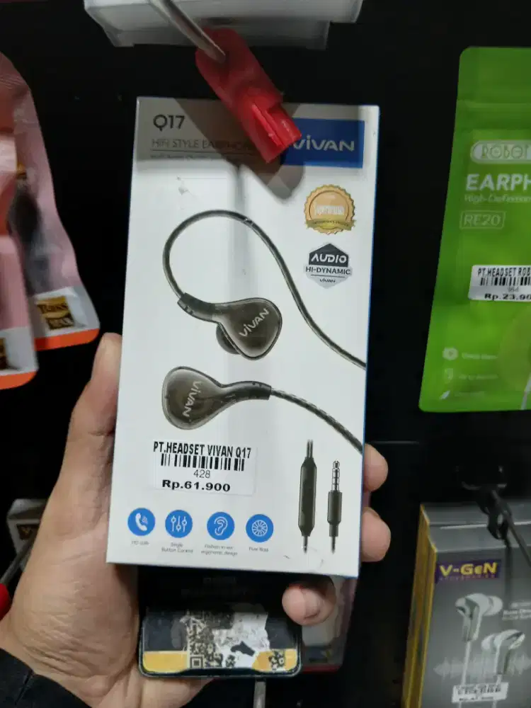 HEADSET VIVAN Q17  |ATLANTIS DAHSYAT