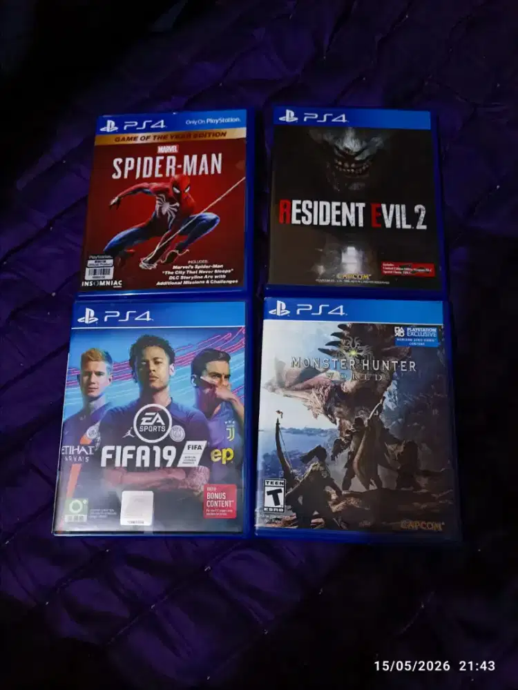 Kaset ps 4 seken masih bagus